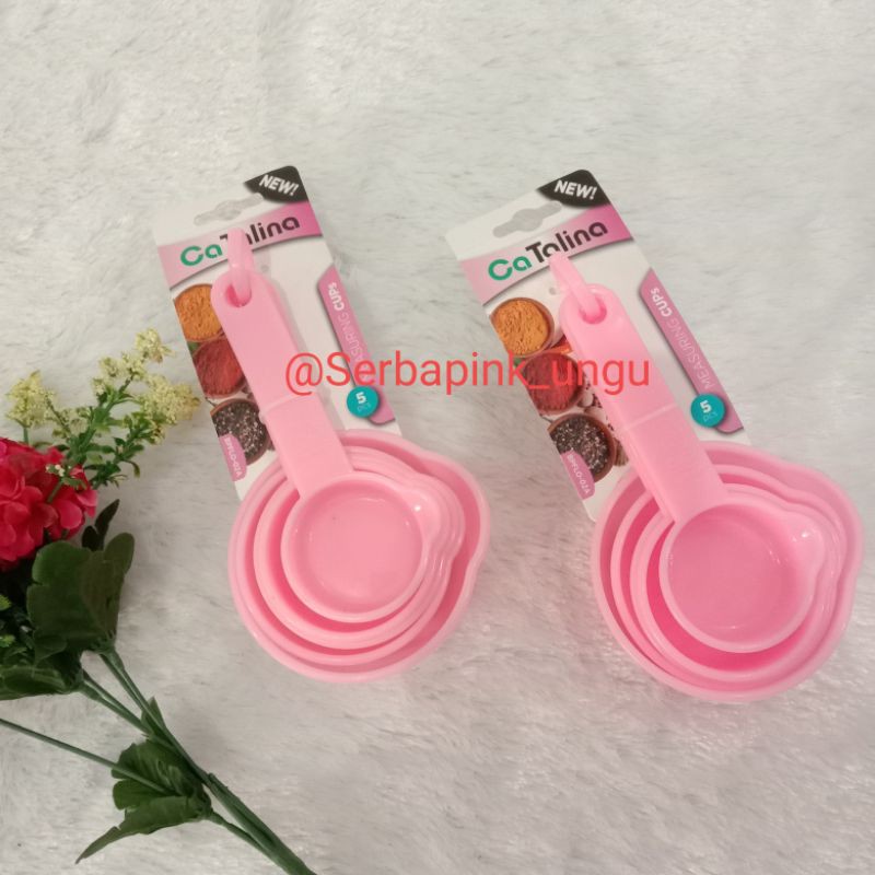 Sendok takar pink