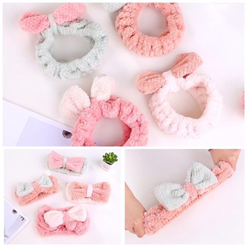 BANDO PITA KOREA OMBRE / Bandana mandi korea / Bandana facial kualitas bagus