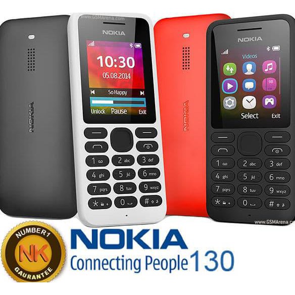 GRATIS ONGKIR HP NOKIA 130 BARU, HANDPHONE - HITAM TERLARIS