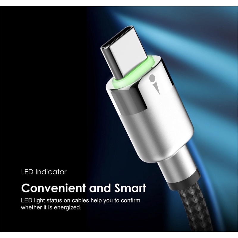 Oraimo Speedline 2 Kabel Data USB A - Type-C 5A Fast Charging OCD-C82