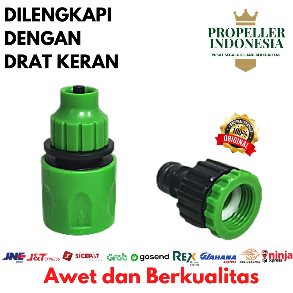 Sambungan Selang Paket 3/8Inch Pompa DC 12V Quick Release Cuci Mobil