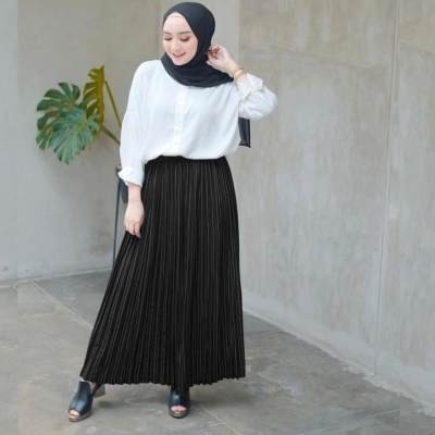 Rok Plisket Mayung Pleated Maxi Skirt