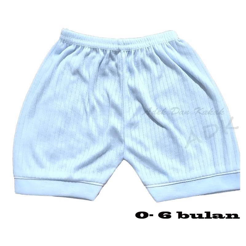 6 pcs celana pendek ( celana segi 4 ) bayi untuk 3-9 bulan