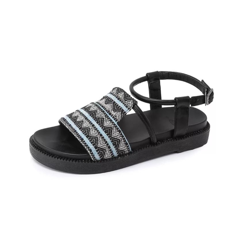 Sandal Wanita Terbaru / Sendal Wanita Kekinian / Sandal Wedges Wanita Kasual / Sandal Kanvas Wanita / Bisa Cod