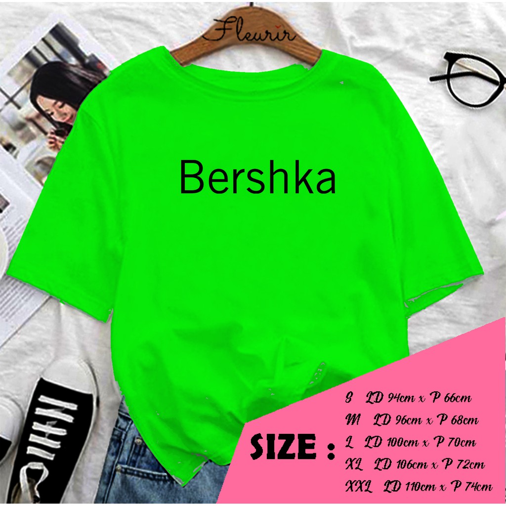 FLEURIR - KAOS BERSKA OVERSIZE KATUN KAOS WANITA DEWASA TUMBLR TEE UNISEX JUMBO TSHIRT