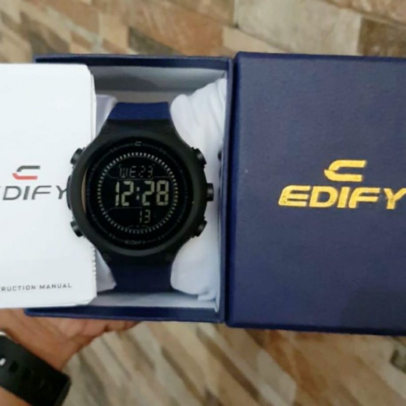 Jam Tangan Edify Untuk Berenang Stylish Sport Jam Tangan Pria Terlaris Jam Tangan Anti Air Bisa COD