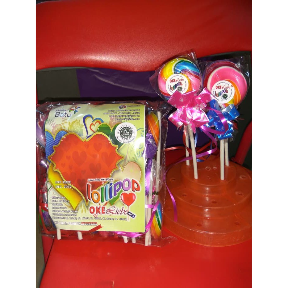 

Permen Lollipop Bulat Rainbow HHR414