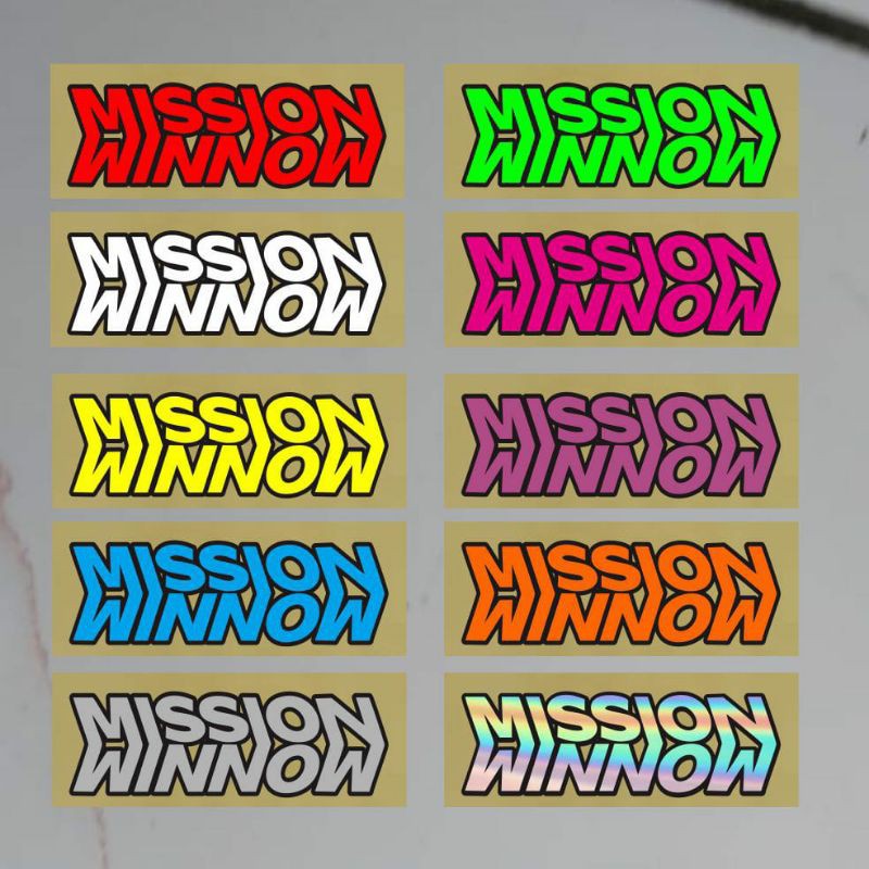 Sticker cutting mission winnow