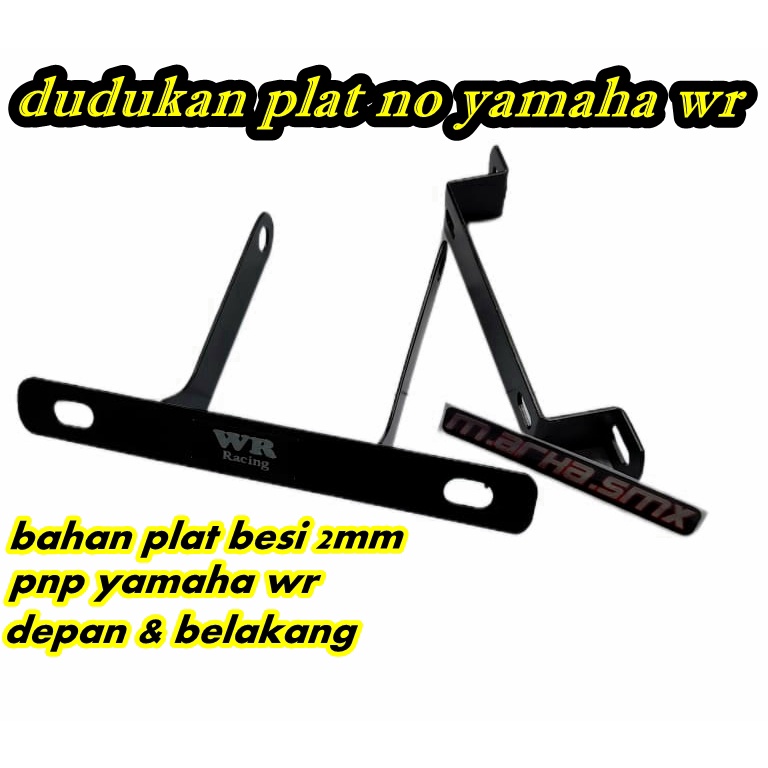 Dudukan Plat No Yamaha WR