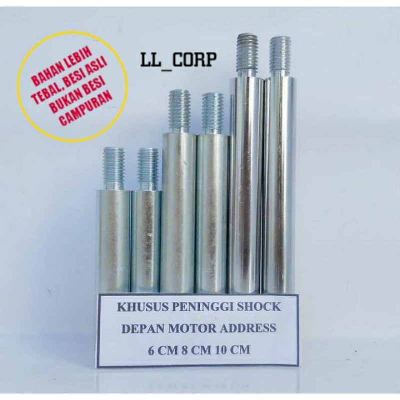Peninggi Shock Depan Address Pangkon Tambahan Sambungan Suling Sok Shok Skok Motor Suzuki Address