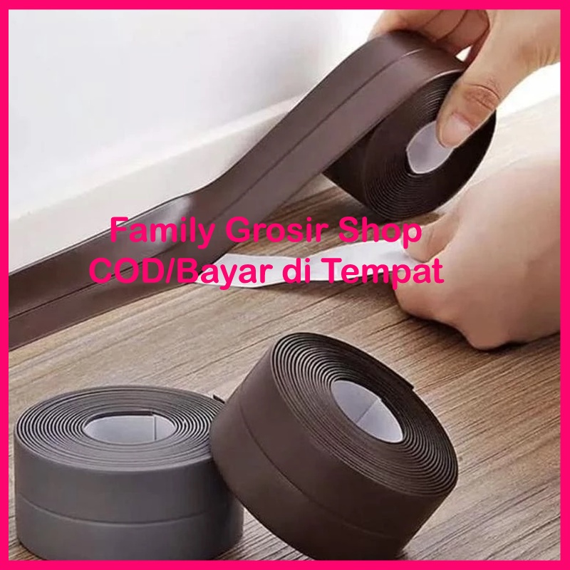 Seal tape protection 3,8m x 3,2cm penutup celah siku dan karet pengaman serbaguna