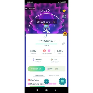 Shiny Kirlia Custom Pokemon GO