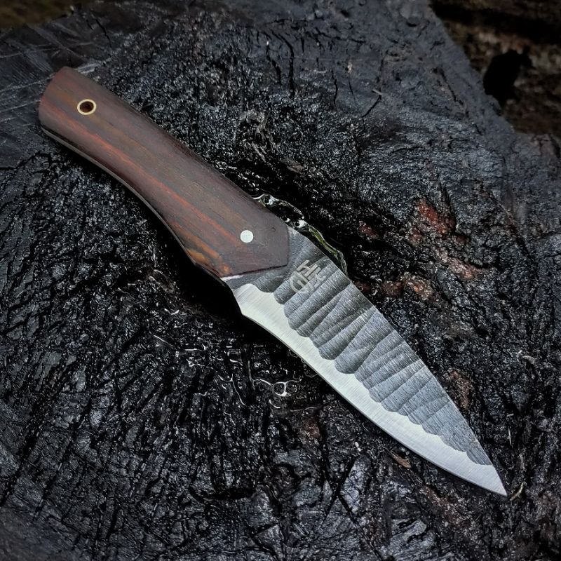 Alat pisau bushcraft tribal motif obsidian survival fulltang knife Not tops esee knives