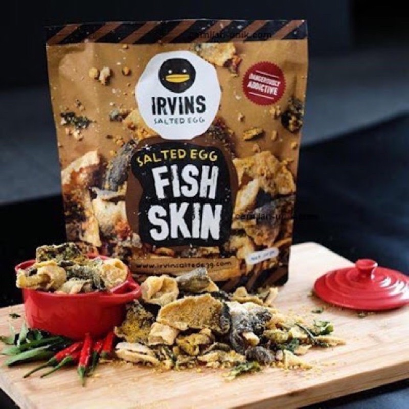 

irvins salted egg fish skin