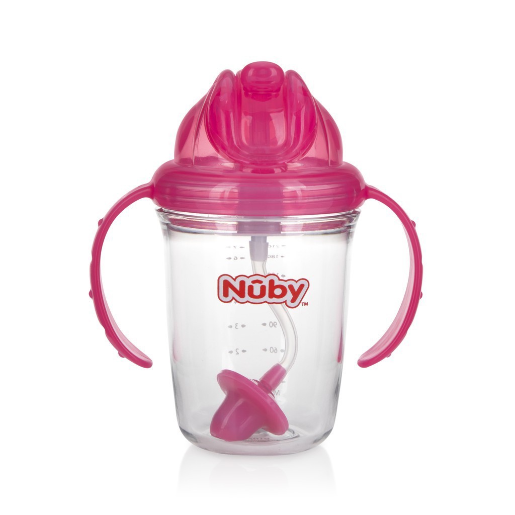 Nuby - Tritan Flip It Weighted Straw