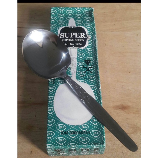 SENDOK LAUK IRUS (panjang 21cm lebar 6.5cm) STAINLESS STEEL TEBAL SUPER TERMURAH / IRUS SENDOK LAUK 