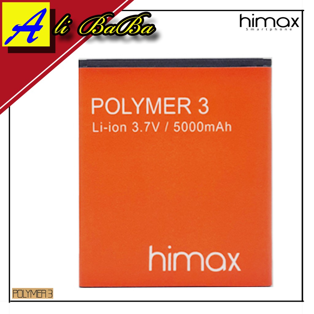 Baterai Handphone Himax Polymer 3 Double Power Himax Batre HP Himax Polymer 3 Battery Himax Polymer
