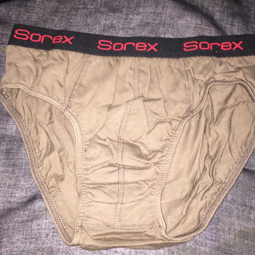 3 PCS CD  SOREX PRIA CELANA KARET BOXER ORIGINAL M-XL