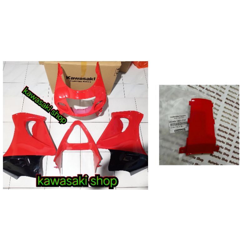 fairing full set ninja rr zx old merah original