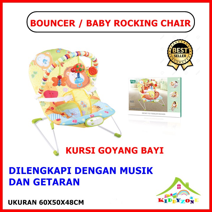  Kursi goyang anak  bouncer baby rocker baby chair musical 