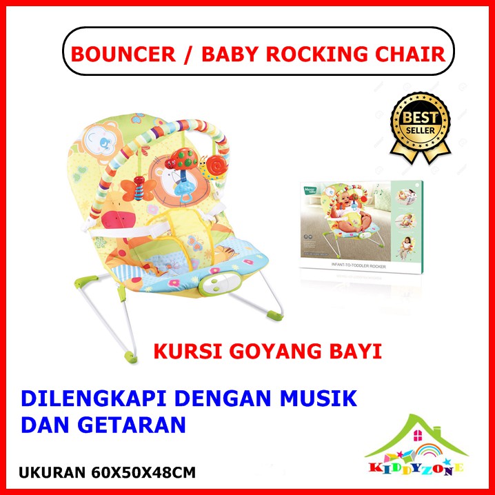 Kursi goyang anak bouncer baby rocker baby chair musical Kursi goyang anak bouncer baby rocker baby chair musical