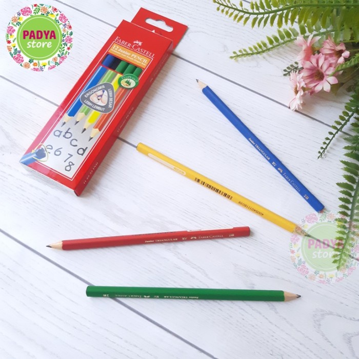 

Hadir Faber Castell Junior Triangular Blacklead Pensil Promo