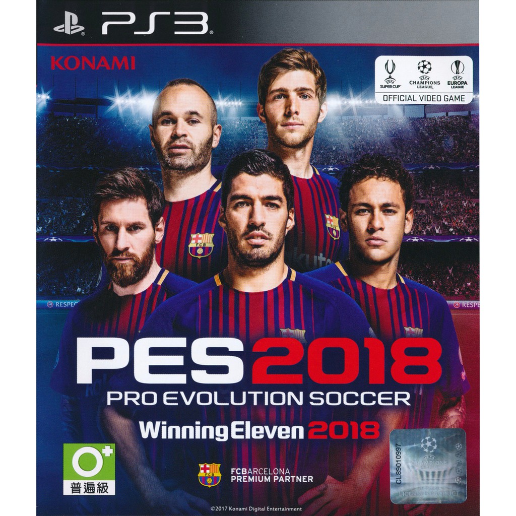 KASET GAME PS3 PKG PES 2018