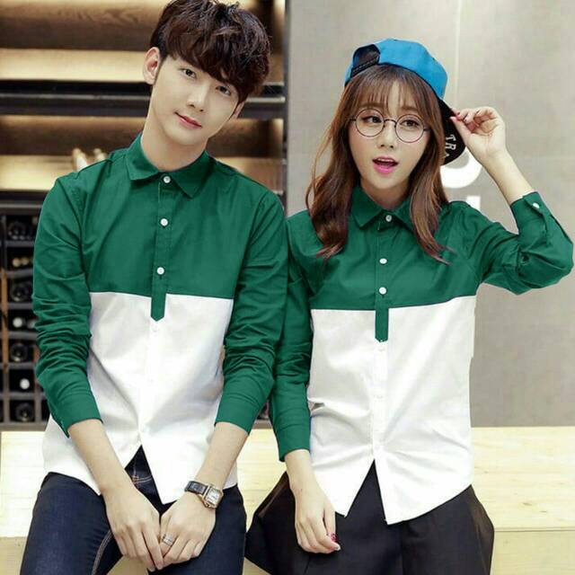 Couple kemeja Korea/ Baju pasangan