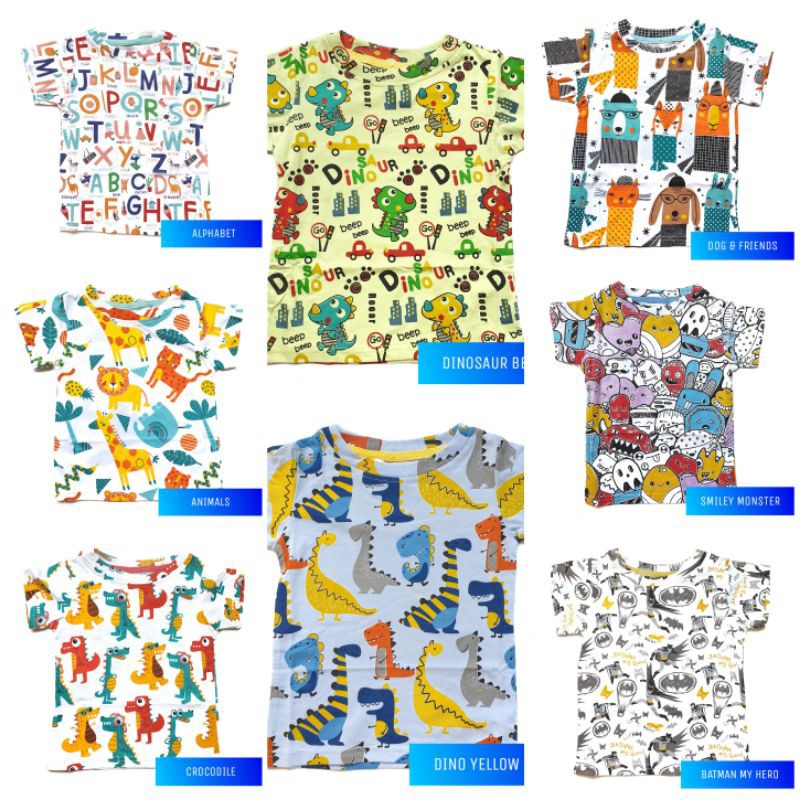 Kaos Anak Laki Print Tee LOOPIE KIDS