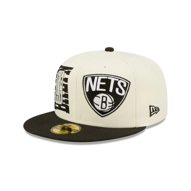 Topi New Era Cap Brooklyn Nets NBA 2022 Draft 59Fifty Fitted Hat Original