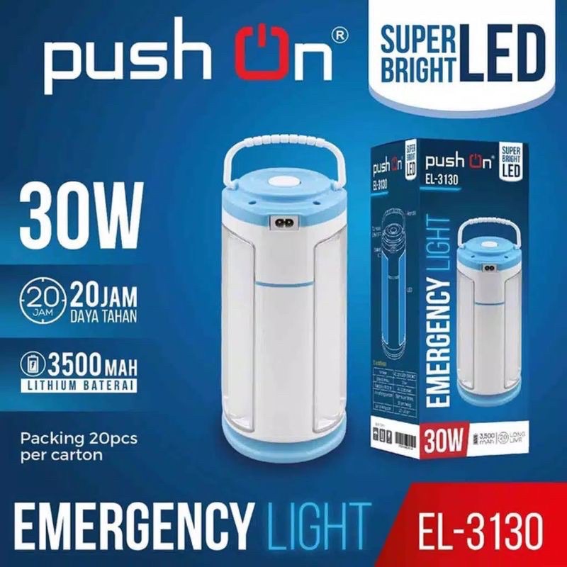 LAMPU EMERGENCY 30 WATT PUSHON EL- 3130