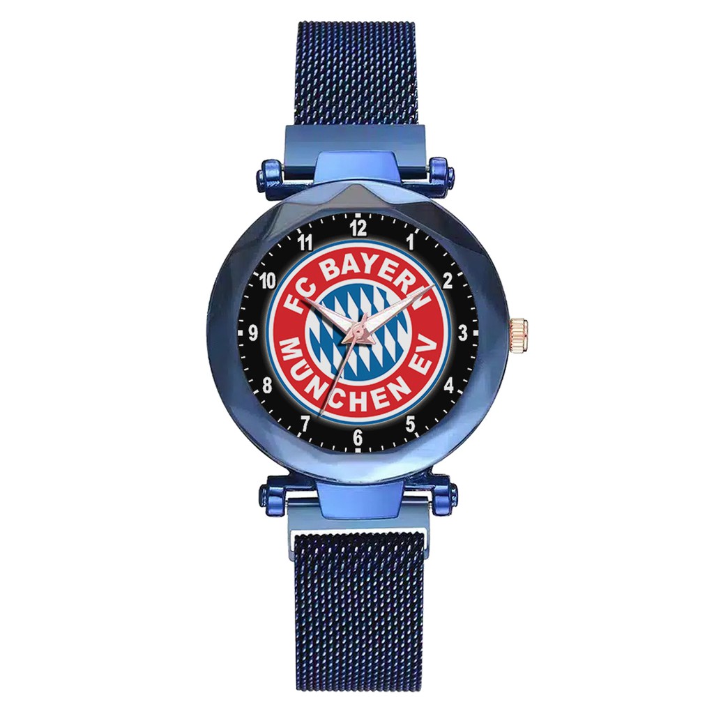 Jam Tangan Wanita Custom - BAYERN MUNCHEN 1 Free Box &amp; Batre Cadangan