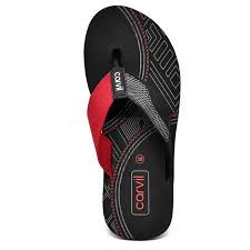 (CARVIL PRIA ) Sandal Carvil Arven Black Red Size 39-43 / Sandal Casual Pria / High Qual