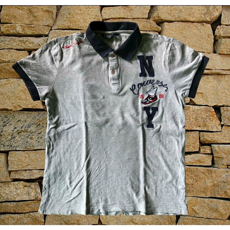 CONVERSE POLO TSHIRT KAOS KERAH / SECOND BELAS PRELOVED ORIGINAL / HOODIE CREWNECK
