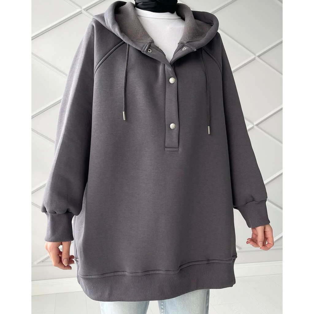 sweater hoodie wanita / plaket hoodie sweater oversize wanita / sweater wanita casual