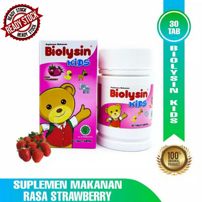 Biolysin Kids Multivitamin Penambah Nafsu makan /Mencegah sakit/Mempercepat pemulihan dari sakit