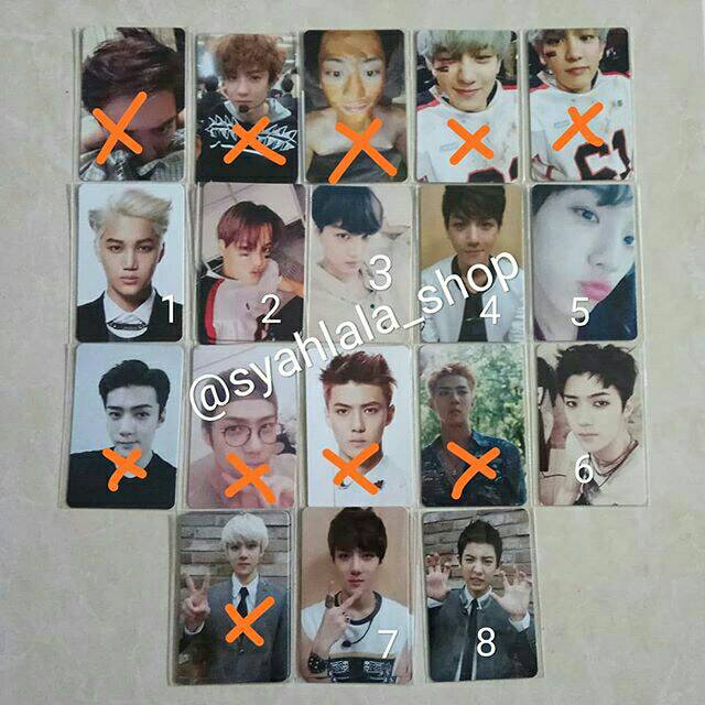 READY STOK OFFICIAL PC EXO PHOTOCARD SEHUN KAI BAEKHYUN SMTOWN MUSEUM