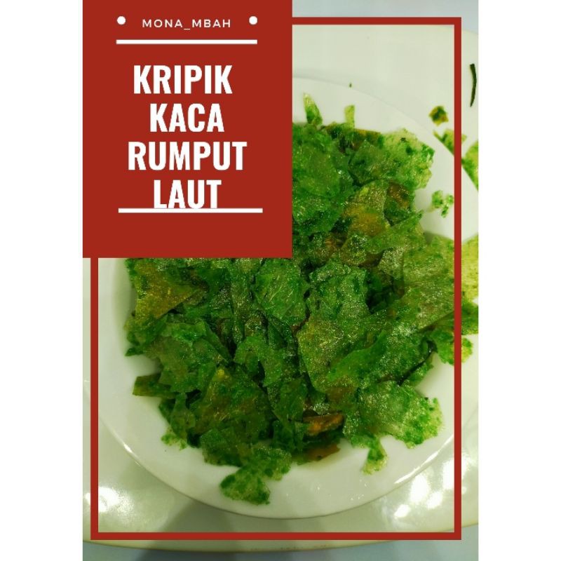 

Cemilan kripik kaca rumput laut kripik beling kripca ciamis