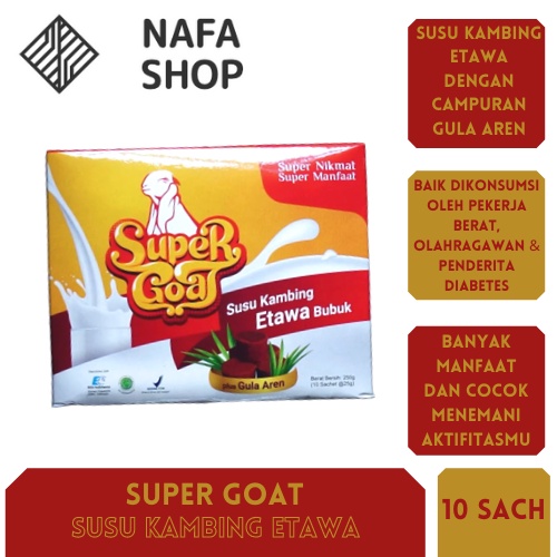 

SUSU KAMBING ETAWA SUPER GOAT GULA AREN PENGGANTI ASI