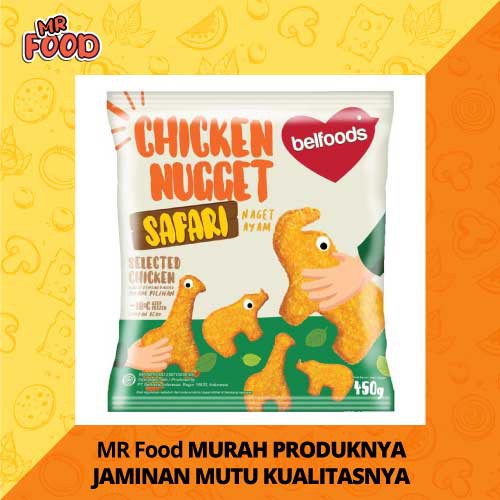 

Belfoods Chicken Nugget Safari 450 gr