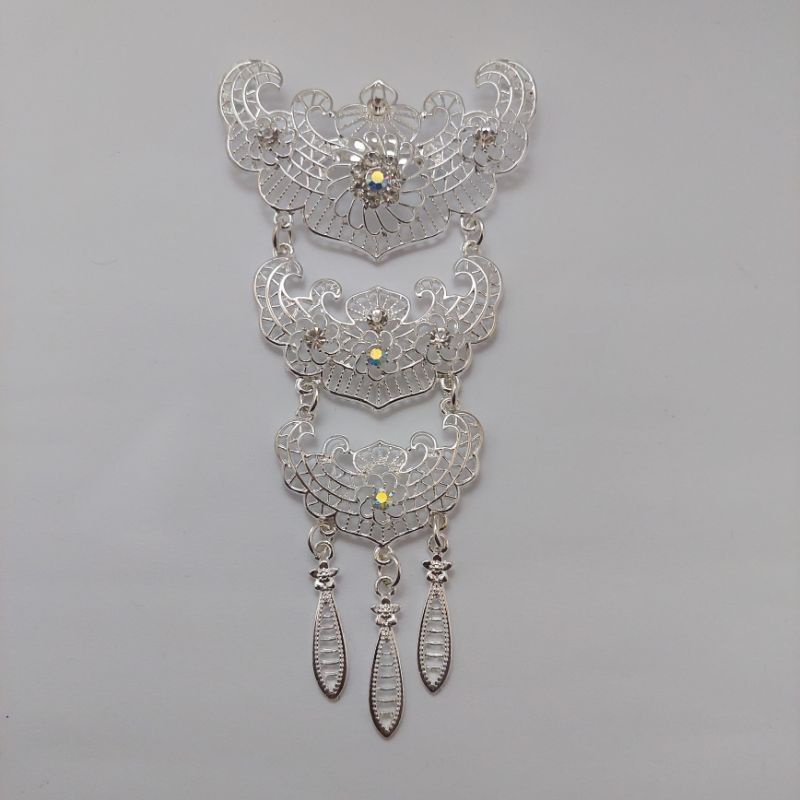 Bros kutubaru bros kebaya bros jurai bros murah-Motif 3 putih