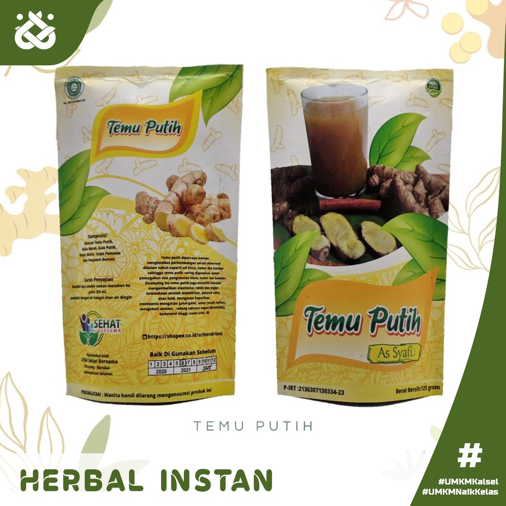 

Temu Putih Herbal Instan