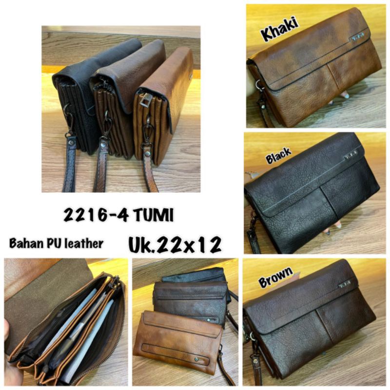 CLUTCH MB TUMI FREE DUSTBAG UK 22X12 CM IMPORT