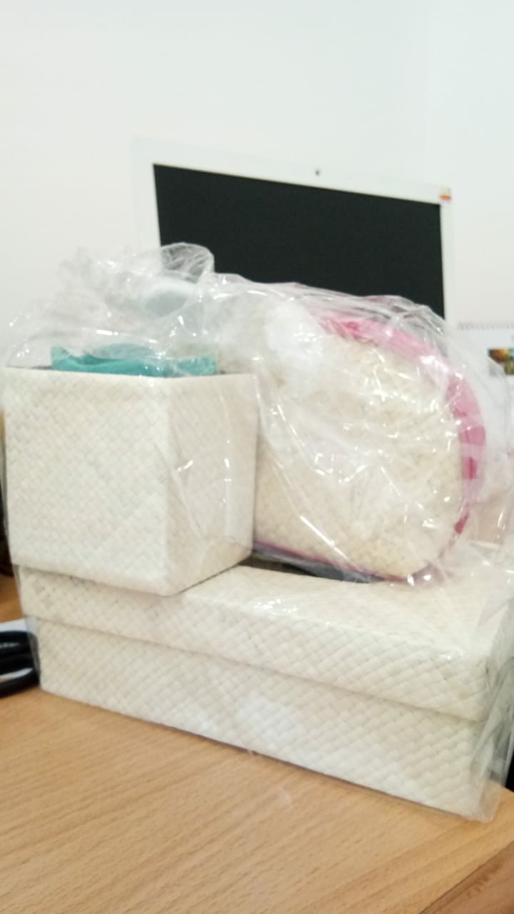 Kotak Tisu Box Tissue Anyaman Pandan Polos