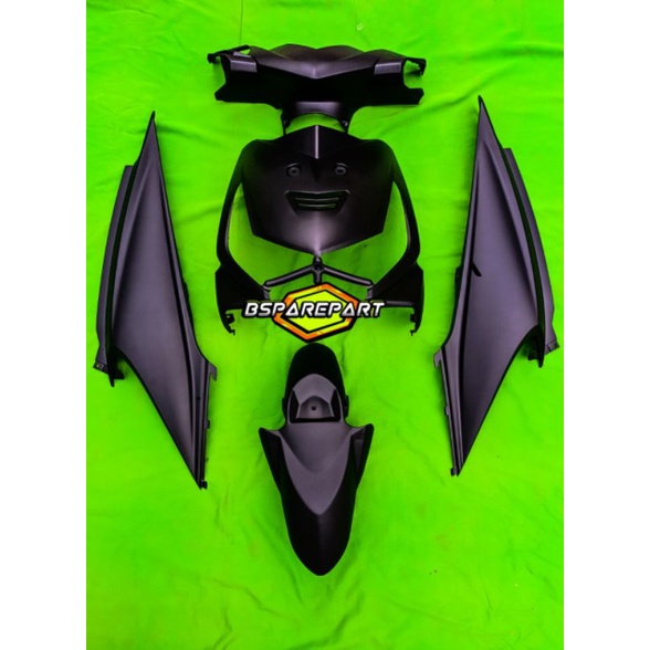 Cover Body Full Halus Beat Karbu Hitam Doff~Merah Doff~Biru Doff