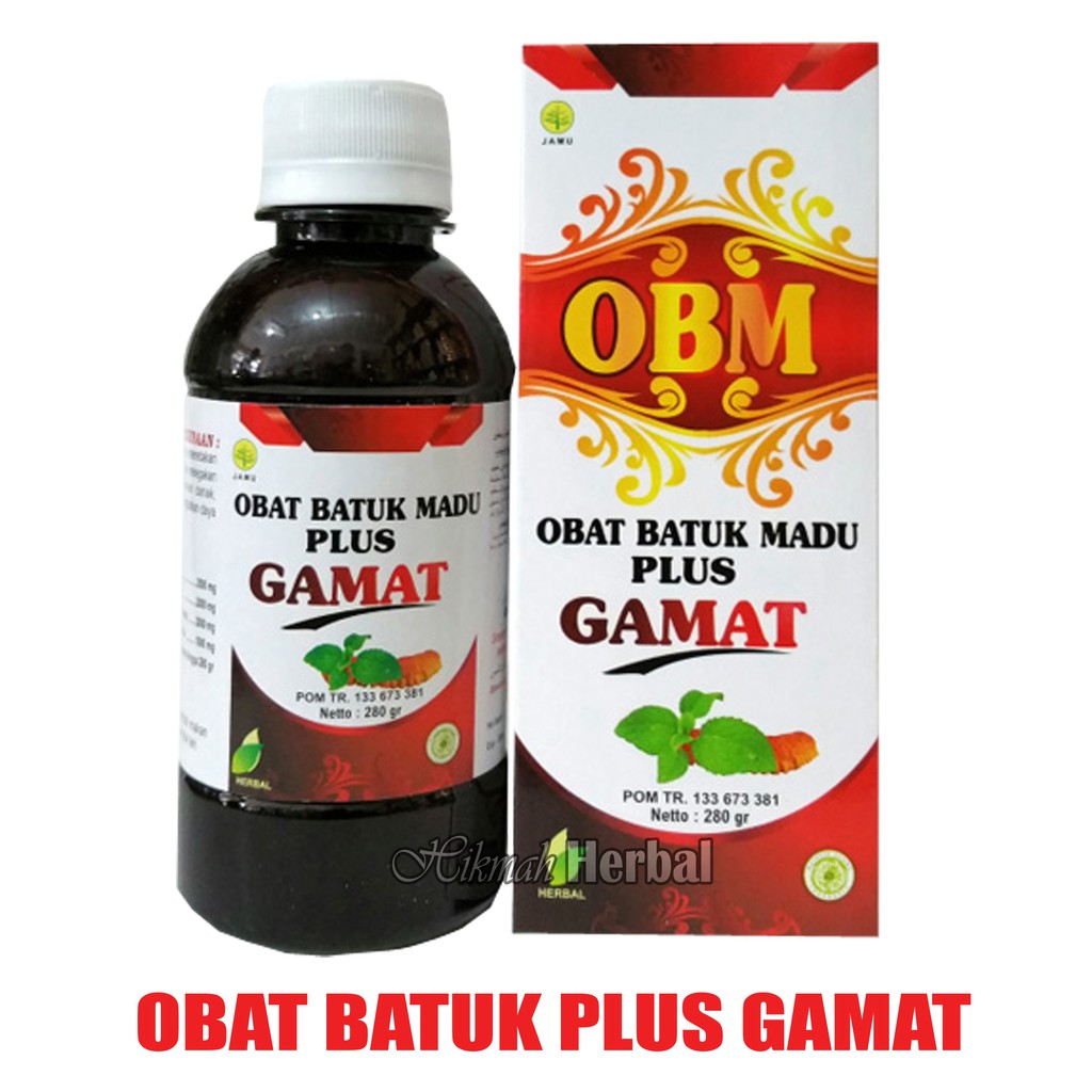 

Obat Batuk Plus Gamat (OBM ) menghangatkan dan melegakan tenggorokan