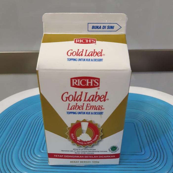 

rich gold whipping cream 500 ml BERKUALITAS