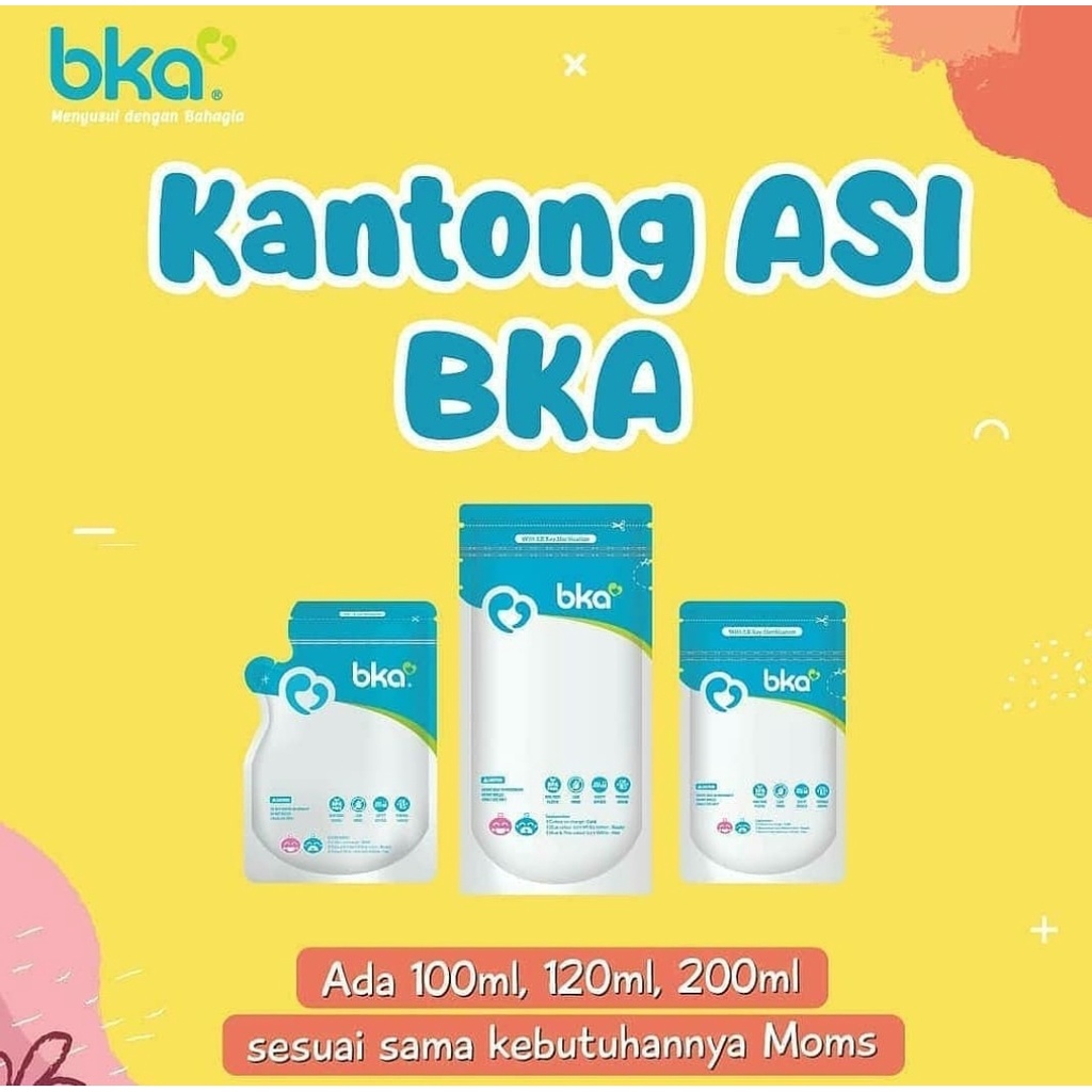BKA Kantung Asi Plastik Asi Tempat Penyimpanan ASI