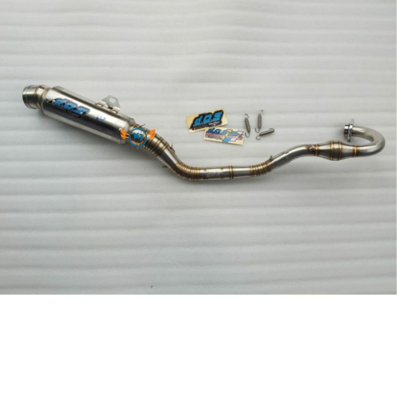 Knalpot Dos Muffler Original KLX Dtracker CRF Stainless original racing jogja asli
