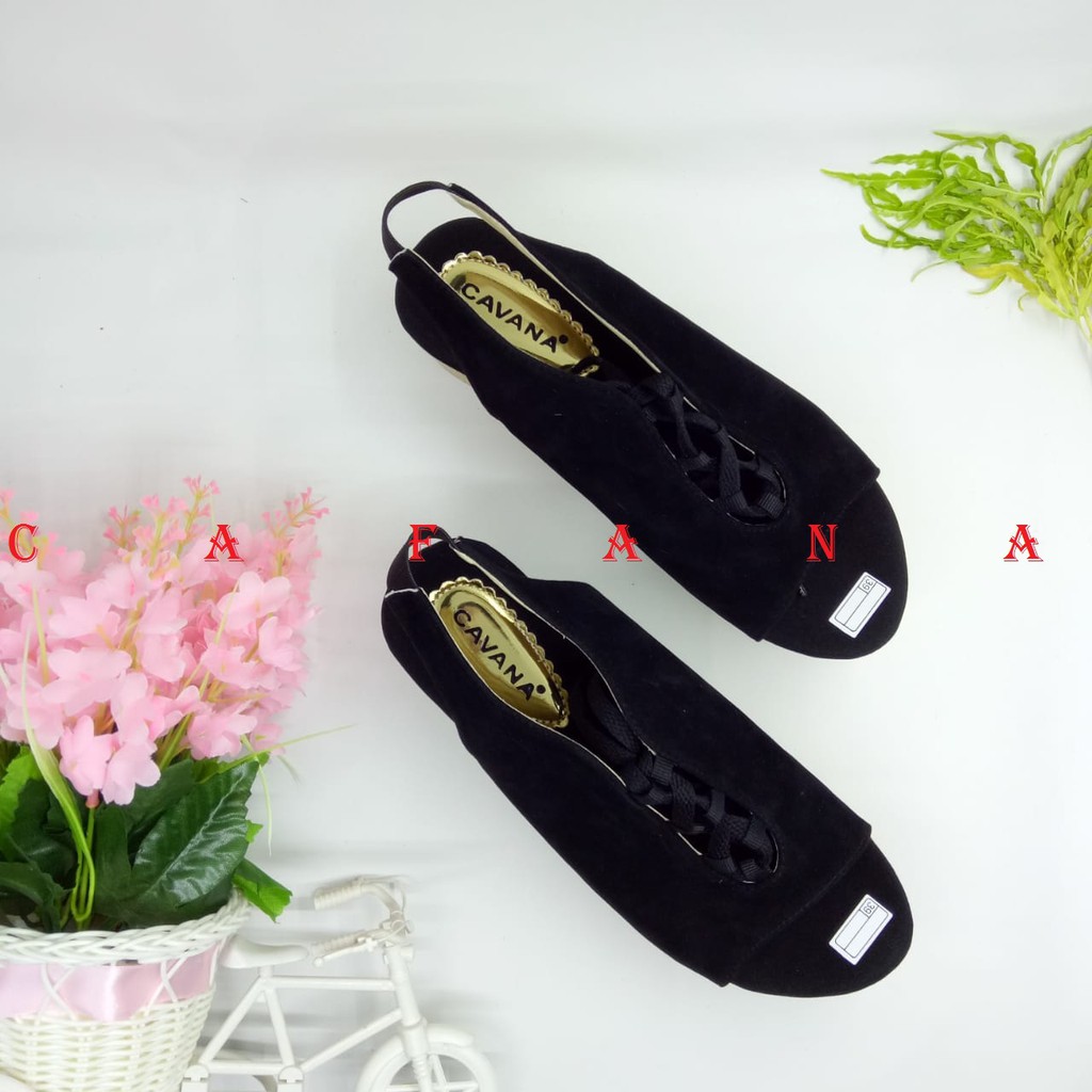 Cafana Wedges Wanita Tali SDW224